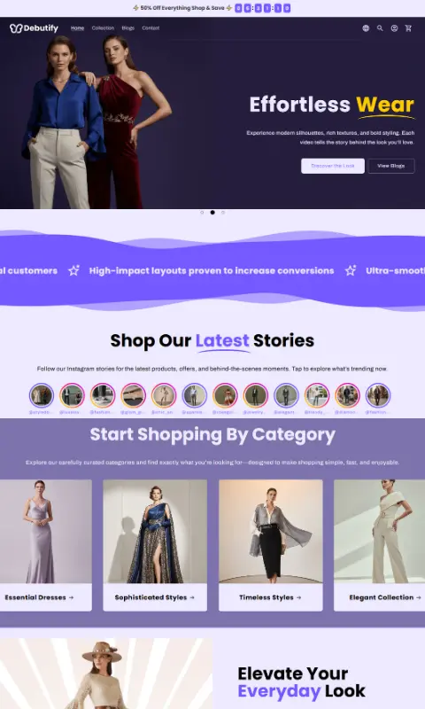 Default — mobile storefront preview